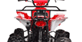 ATV 125cc Thunderbolt red-rear