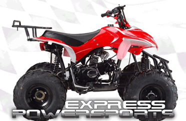 ATV 125cc Thunderbolt red-right