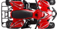 ATV 125cc Thunderbolt red-top